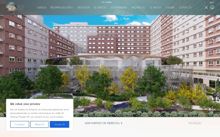 Screenshot of edificiokoi.com