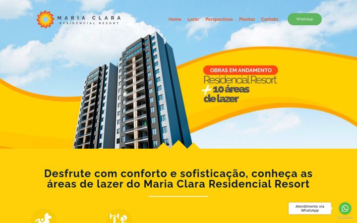 Screenshot von edificiomariaclara.com.br