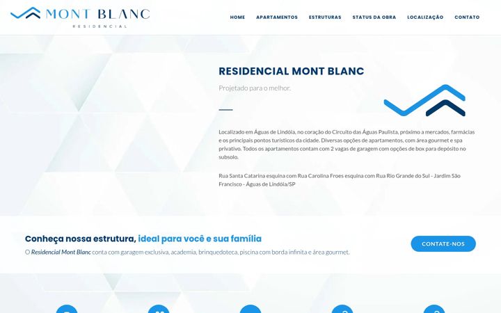 Screenshot of edificiomontblancaguas.com.br