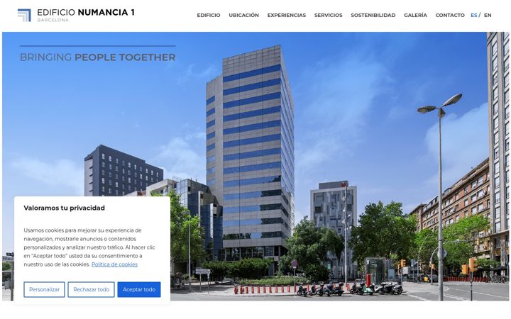 Screenshot of edificionumancia.com