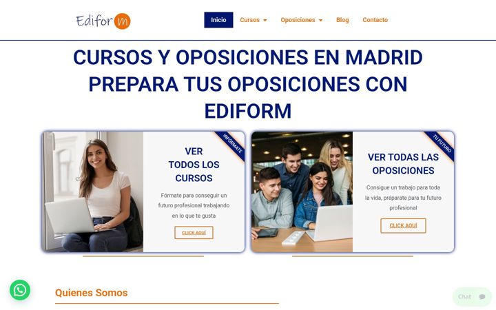 Screenshot of ediform.es