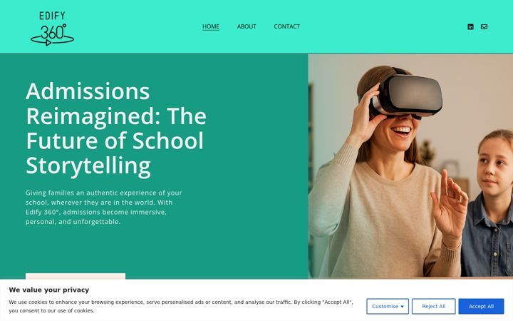 Screenshot of edify360.education