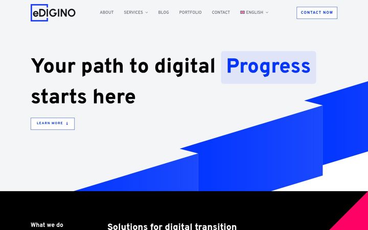 Screenshot of edigino.com