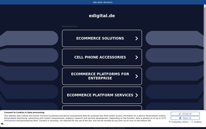 Screenshot of edigital.de
