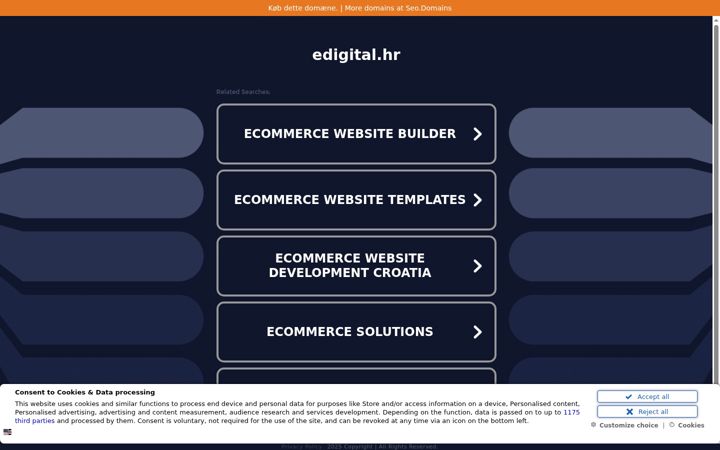 Screenshot of edigital.hr