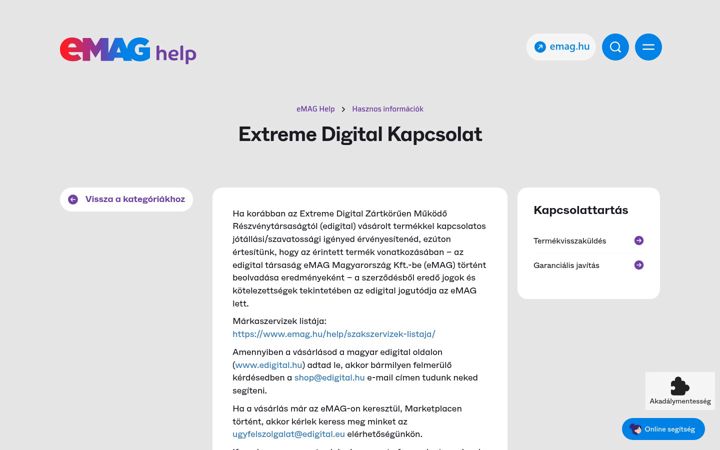 Skjermbilde av edigital.hu