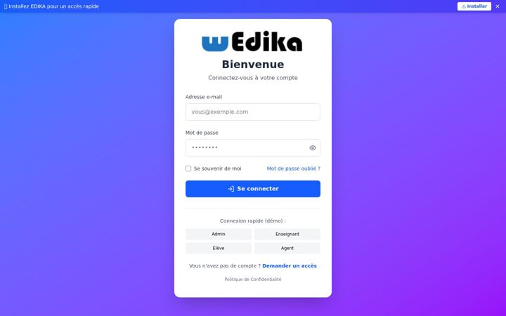 Screenshot of edikahaiti.com