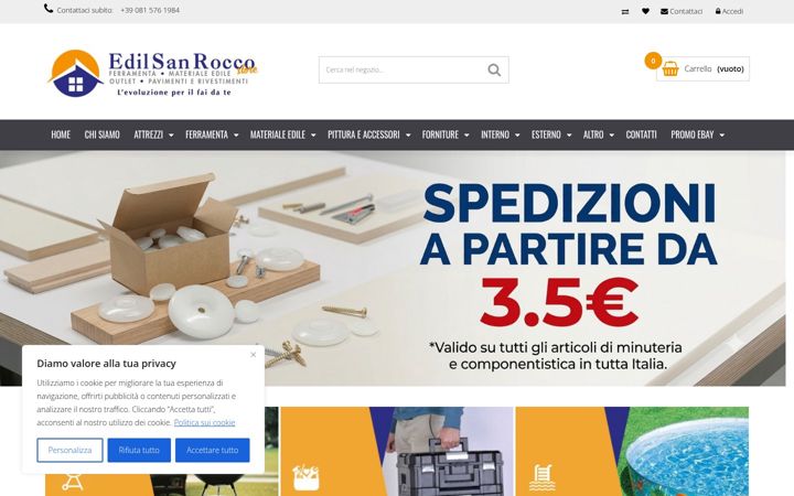 Screenshot von edil-store.it