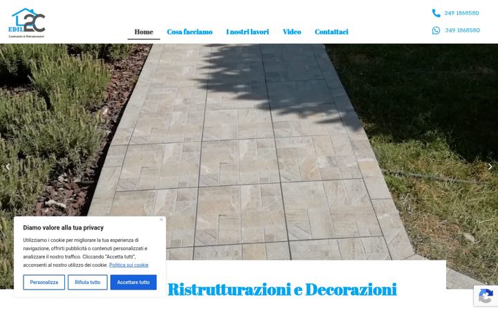 Screenshot of edil2cristrutturazioni-edecorazioni.it