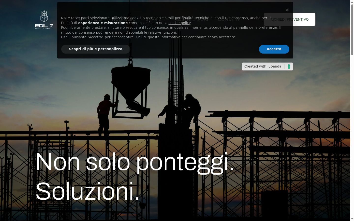 Screenshot des Einwilligungsbanners vor jeglicher Interaktion