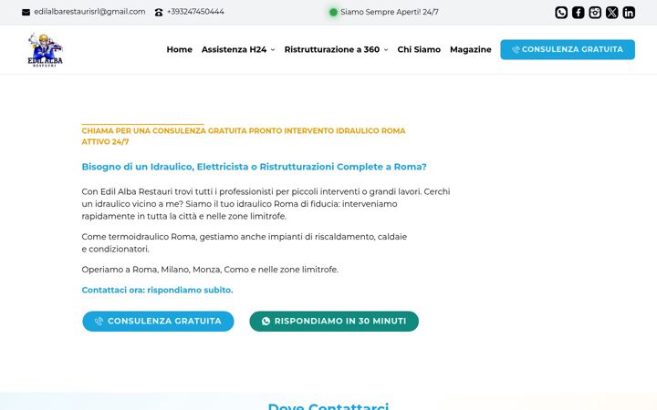 Screenshot of edilalbaristrutturazioni.it