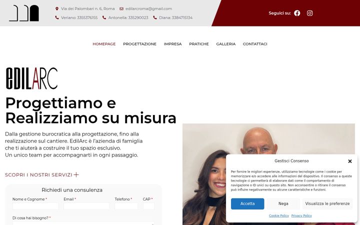 Screenshot of edilarc.it