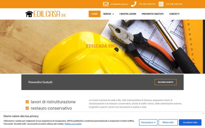 Screenshot of edilcasane.it