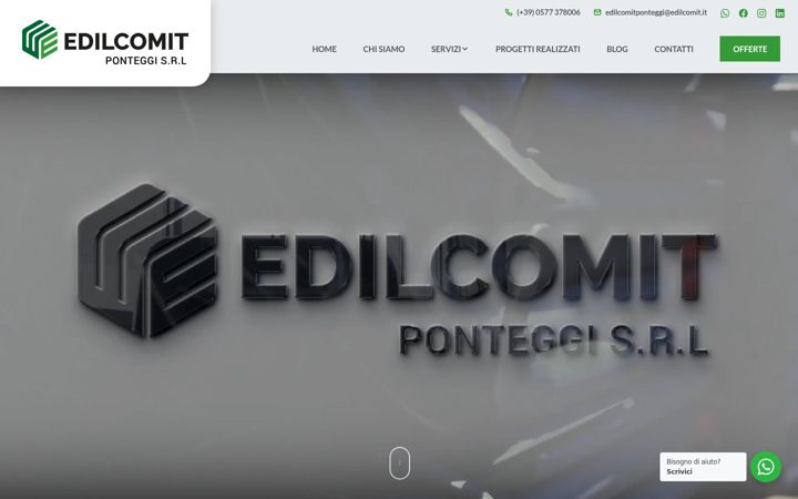 Ekrano kopija edilcomit.it