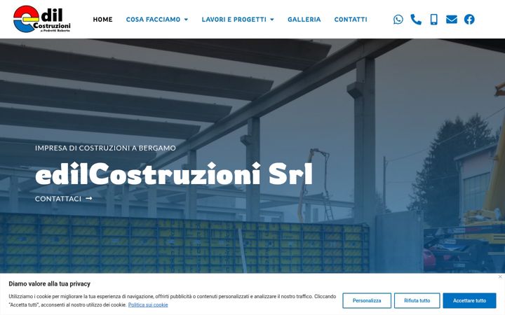 Ekrano kopija edilcostruzionipedretti.it