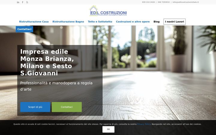 Screenshot του edilcostruzionivitale.it