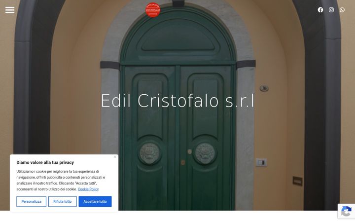 Ekrano kopija edilcristofalosrl.it