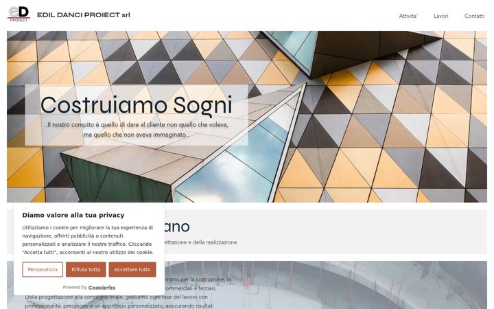 Screenshot of edildanciproiect.com