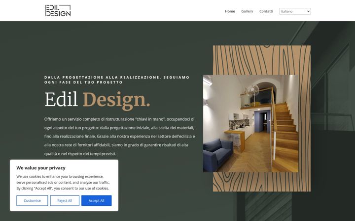 Skjermbilde av edildesign.hu