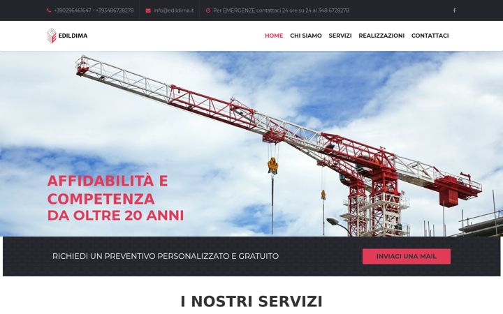 Screenshot van edildima.it