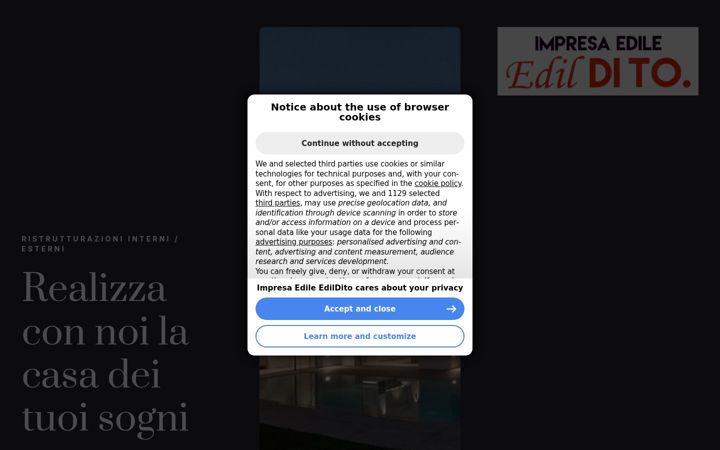 Screenshot van edildito.it