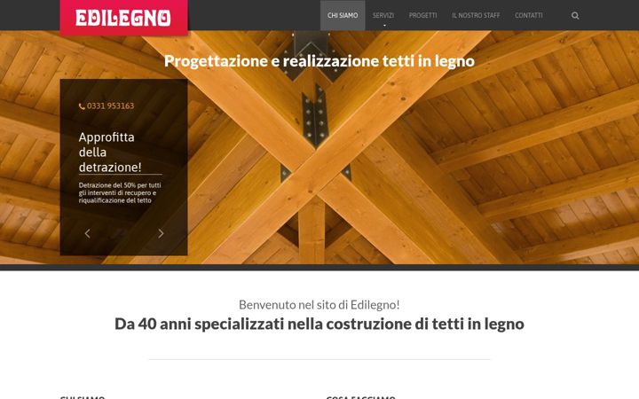 Screenshot of edilegno.com