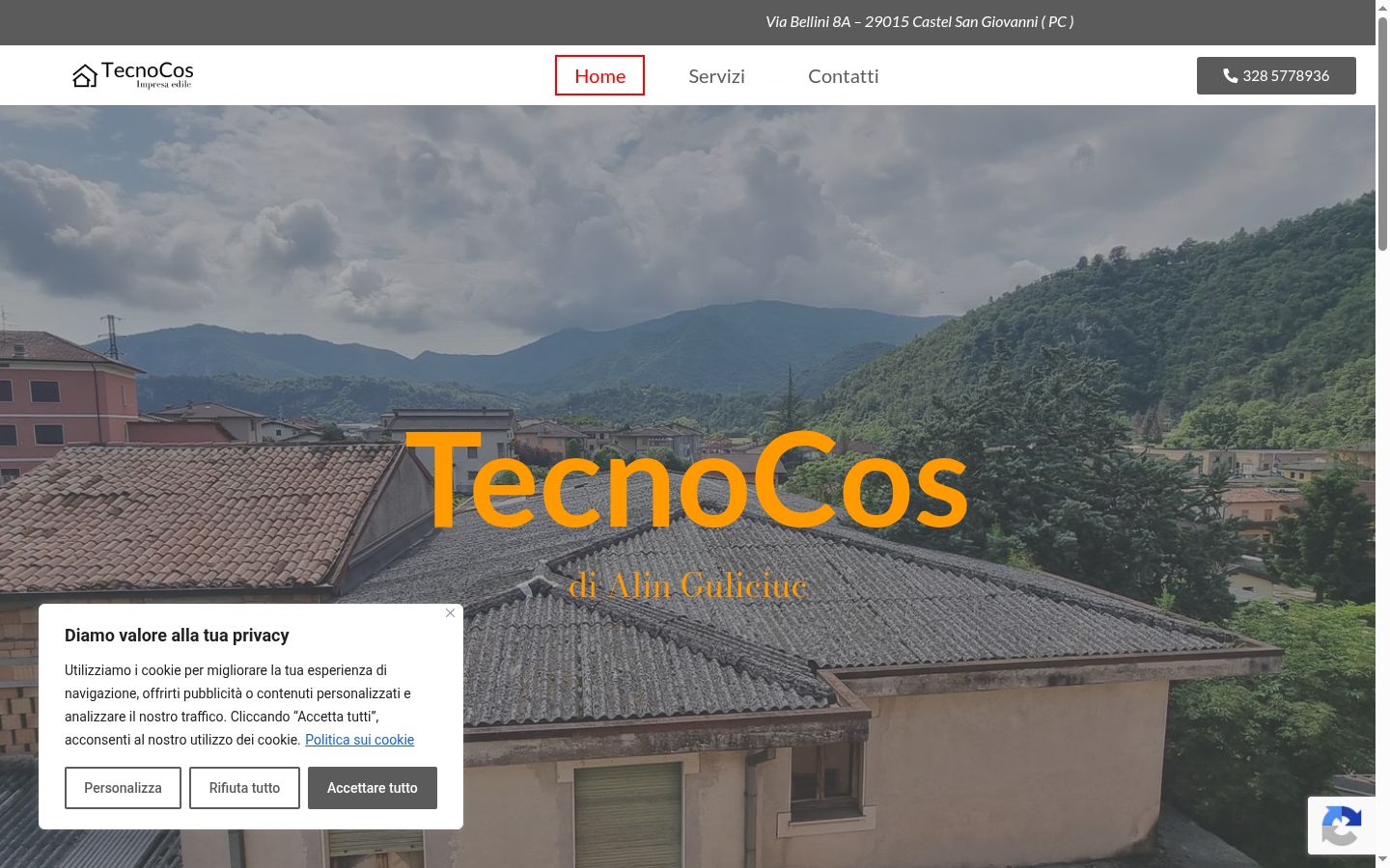 Sutikimo reklamjuostės, rodytos prieš bet kokią sąveiką, ekrano kopija