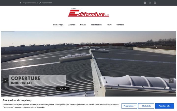 Screenshot di edilfornituresrl.it