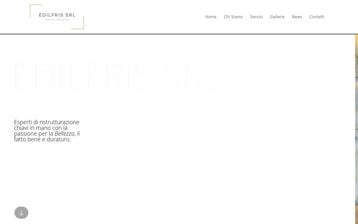 Screenshot of edilfris.com