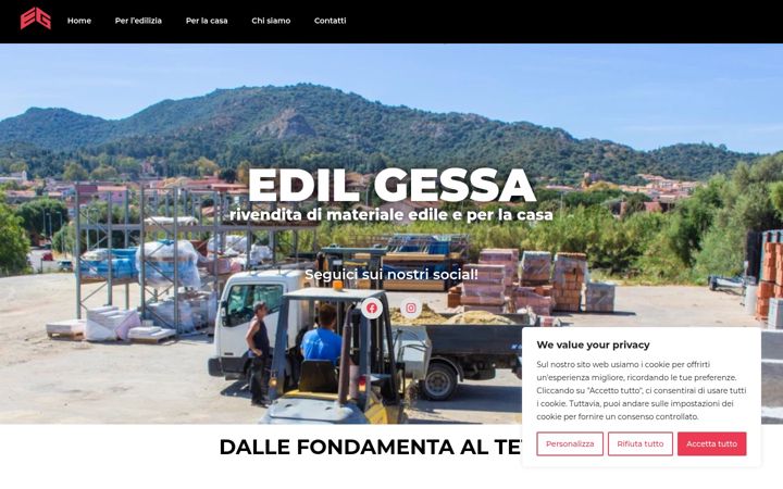 Ekrano kopija edilgessasrl.it