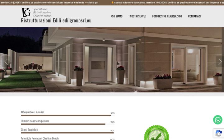 Screenshot of edilgroupsrl.eu