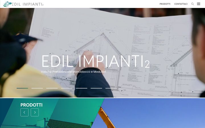 Ekrano kopija edilimpianti.it