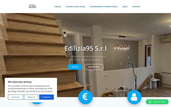 Screenshot of edilizia95.it
