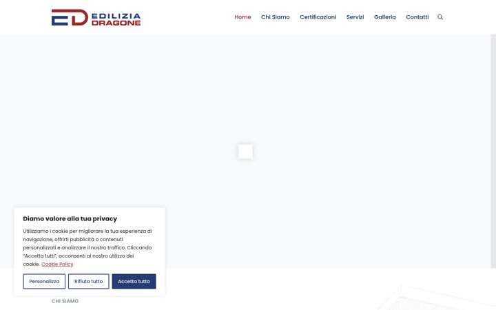 Screenshot of ediliziadragone.it