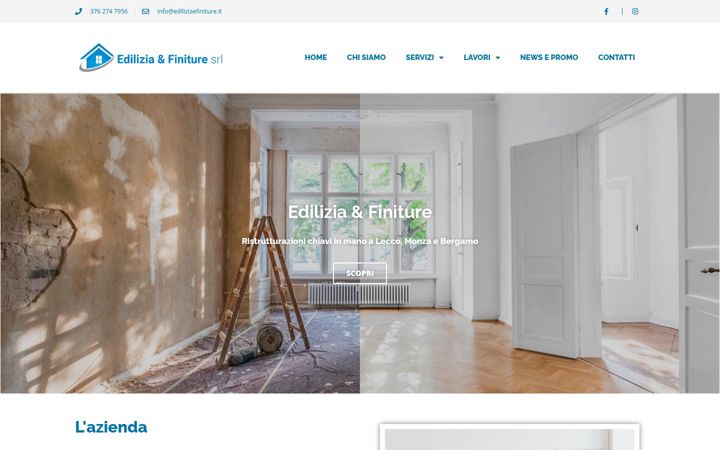Screenshot of ediliziaefiniture.it
