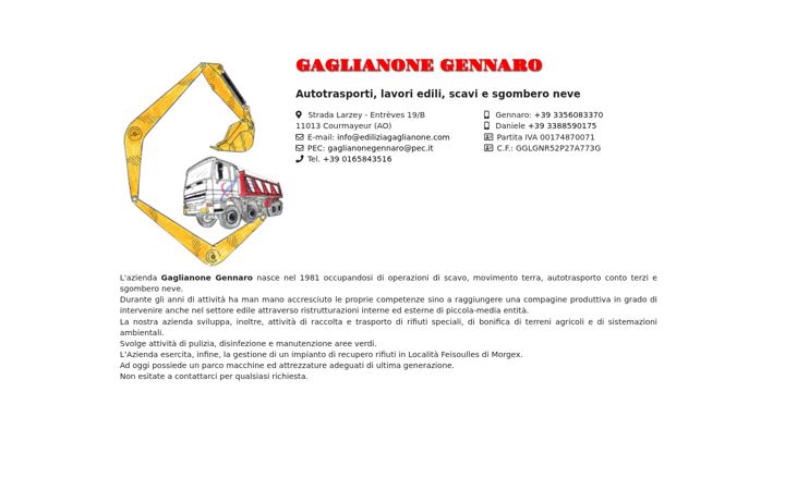 Screenshot of ediliziagaglianone.com