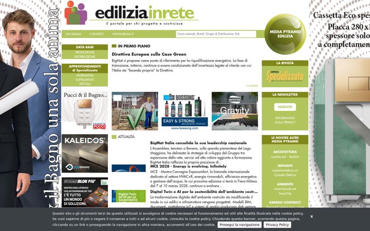 Ekrano kopija ediliziainrete.it