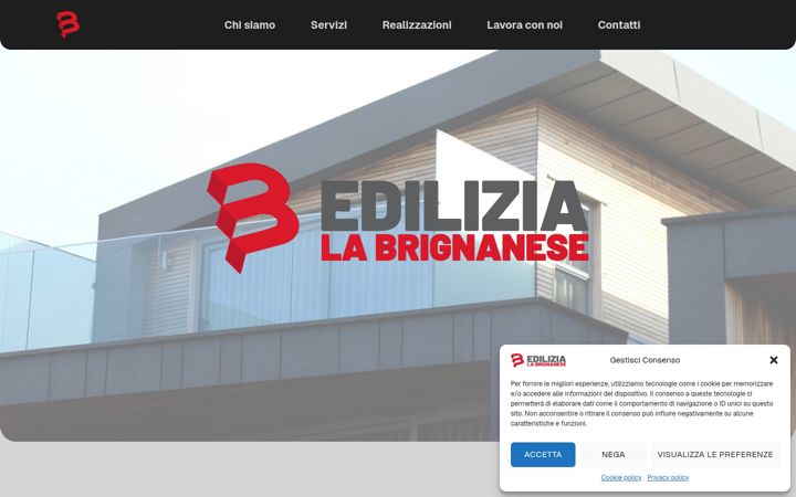 Screenshot of edilizialabrignanese.it