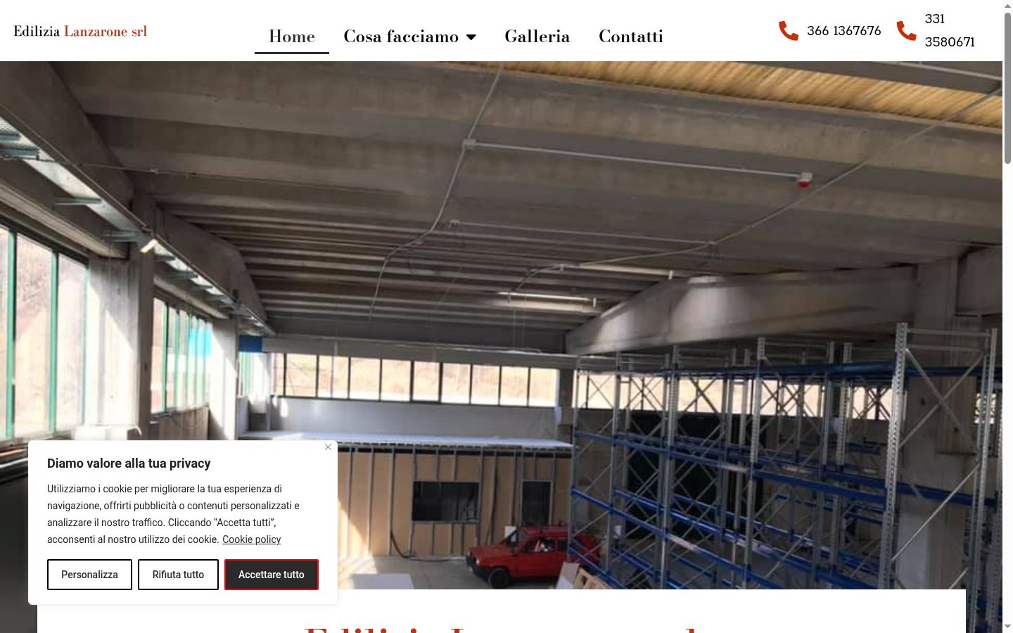 Sutikimo reklamjuostės, rodytos prieš bet kokią sąveiką, ekrano kopija