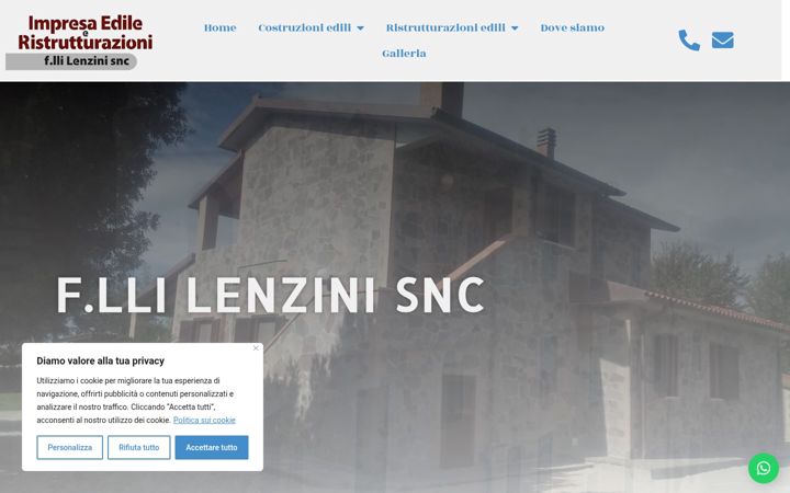 Ekrano kopija edilizialenzini.it