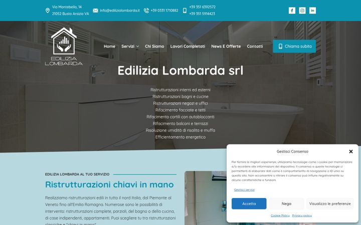 Ekrano kopija edilizialombarda.it