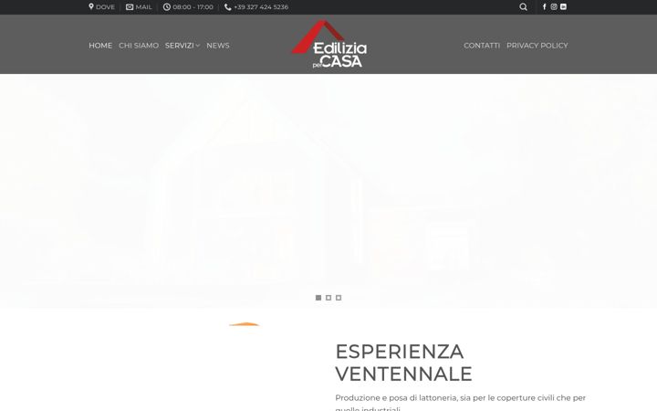 Ekrano kopija ediliziapercasa.it