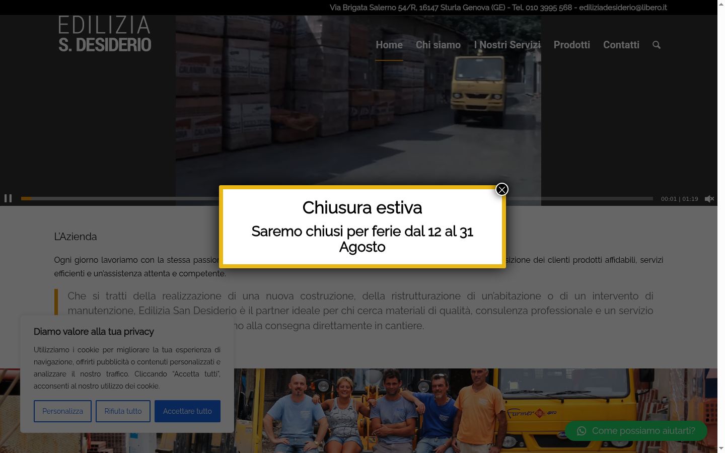 Sutikimo reklamjuostės, rodytos prieš bet kokią sąveiką, ekrano kopija