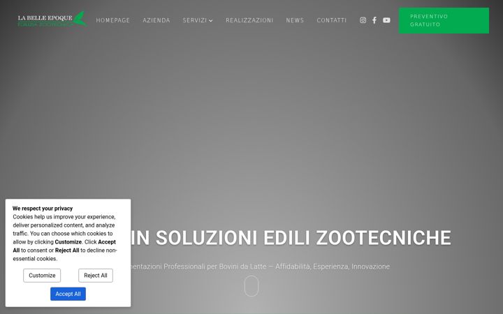 Screenshot of ediliziazootecnica.com
