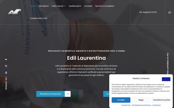 Screenshot of edillaurentina.it