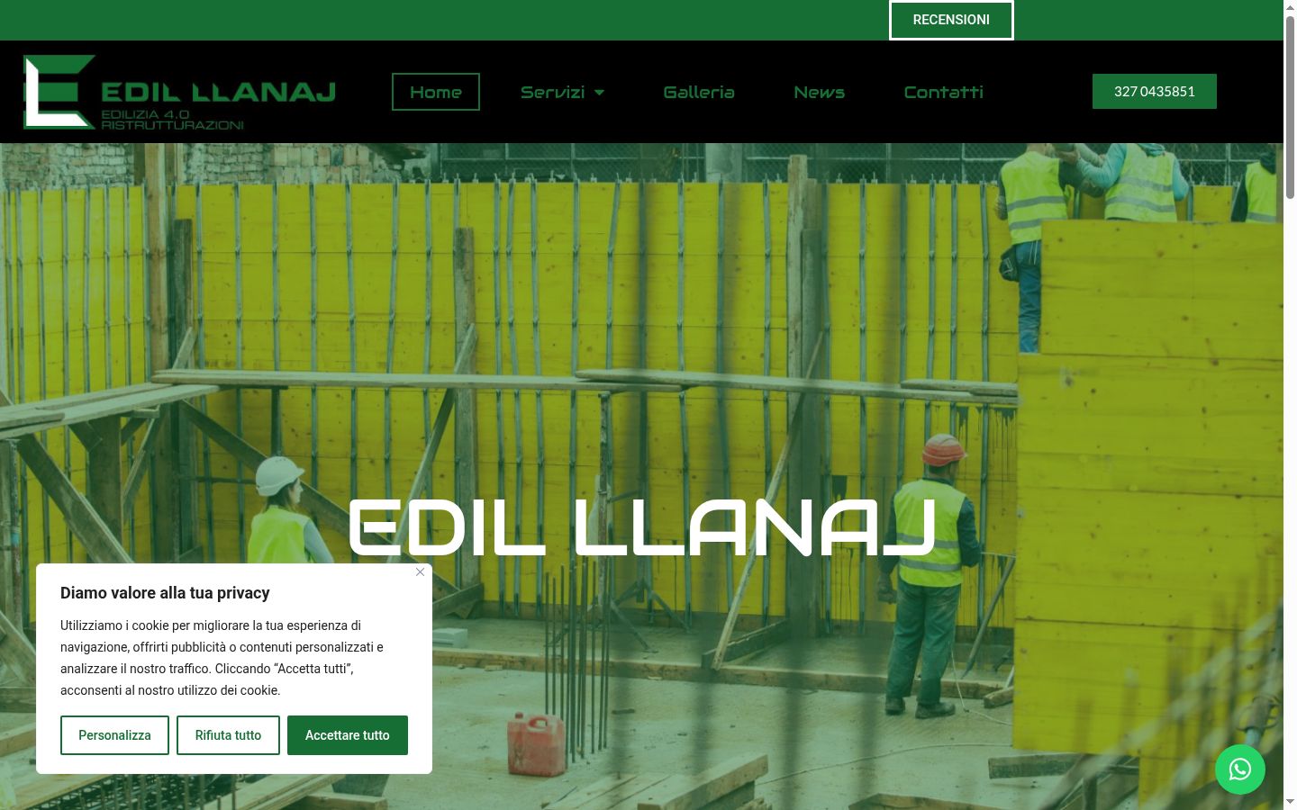 Sutikimo reklamjuostės, rodytos prieš bet kokią sąveiką, ekrano kopija