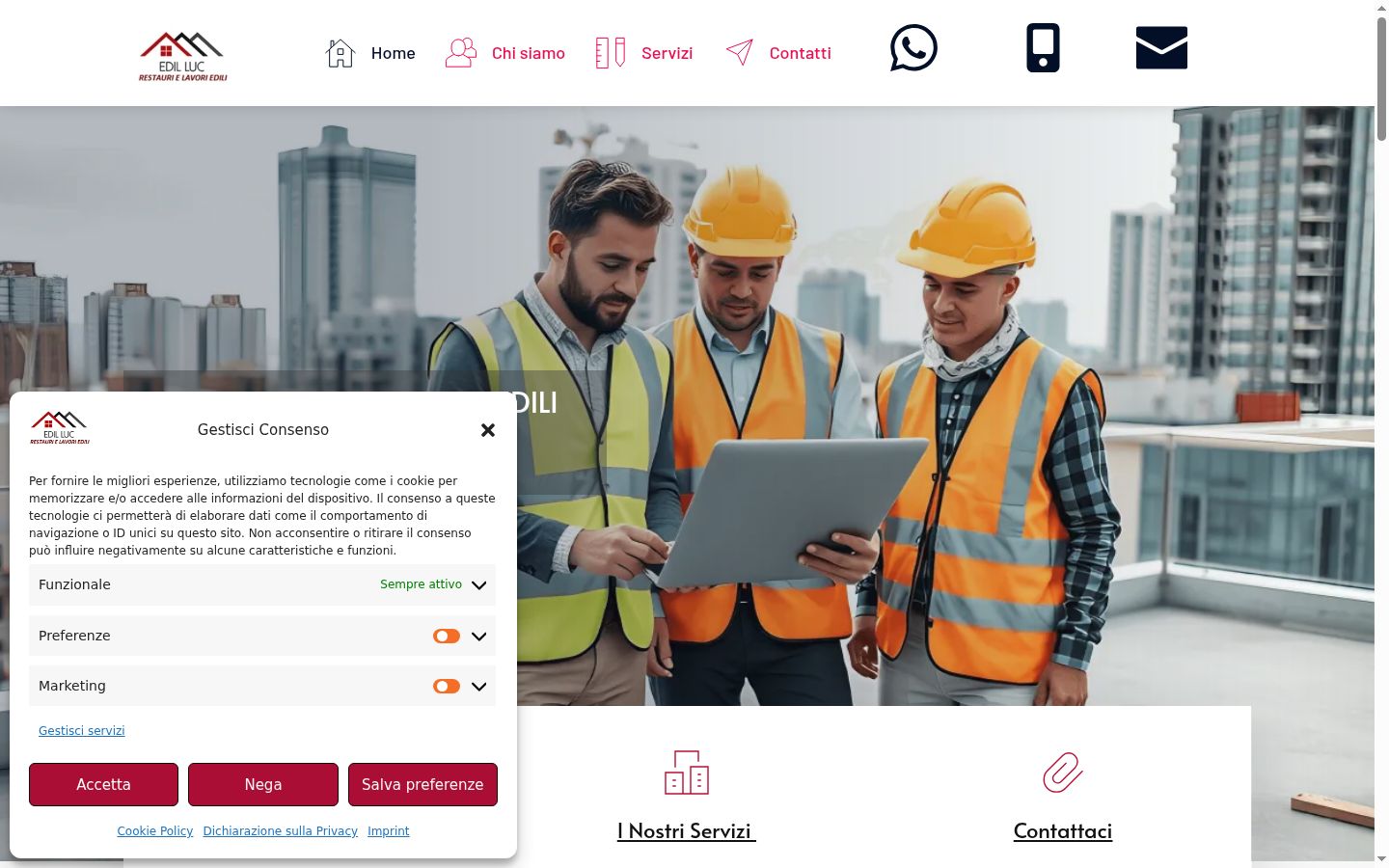 Sutikimo reklamjuostės, rodytos prieš bet kokią sąveiką, ekrano kopija