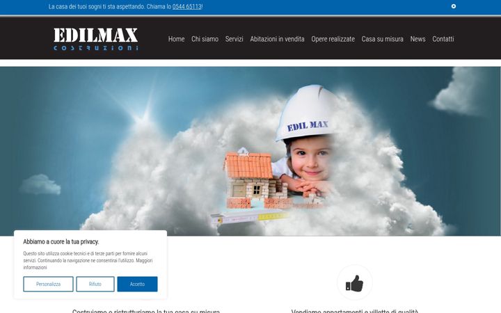 Screenshot of edilmaxcostruzioni.it