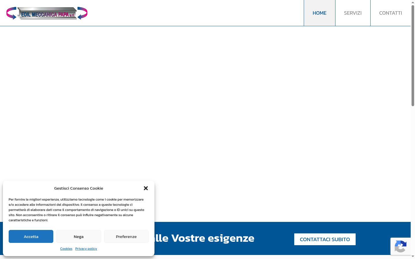 Képernyőkép a bármilyen interakció előtt megjelenő hozzájárulási bannerről