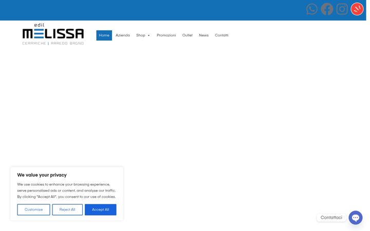 Screenshot of edilmelissaceramiche.it